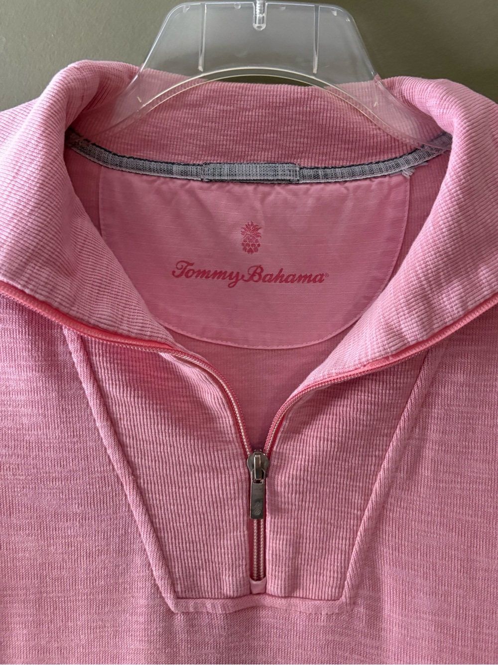 Tommy Bahama Tobago Bay Half-Zip Short-Sleeve Dress Size S Pink - Picture 4 of 12